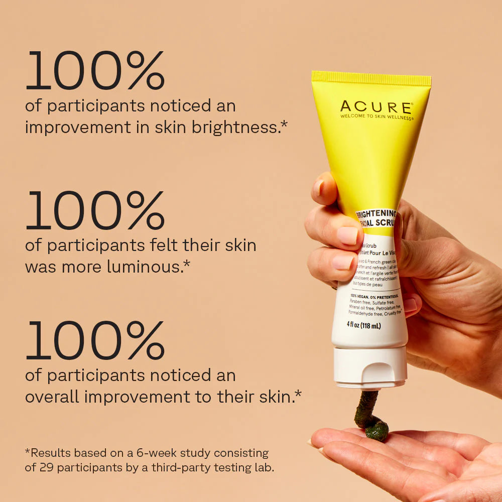 Acure - Brightening facial scrub - 118ml