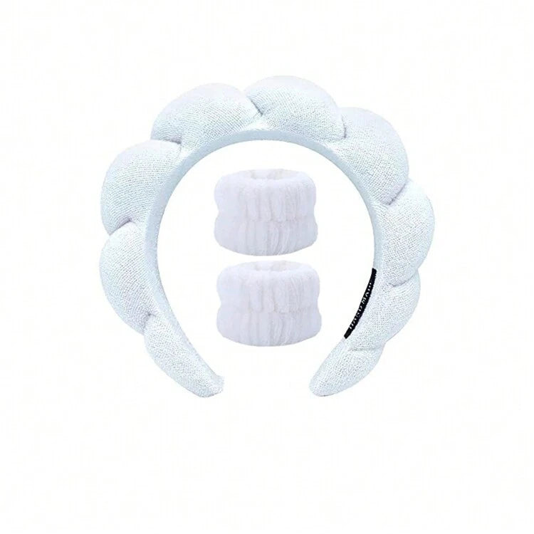 Bandeau & 2 bracelets de bain solides