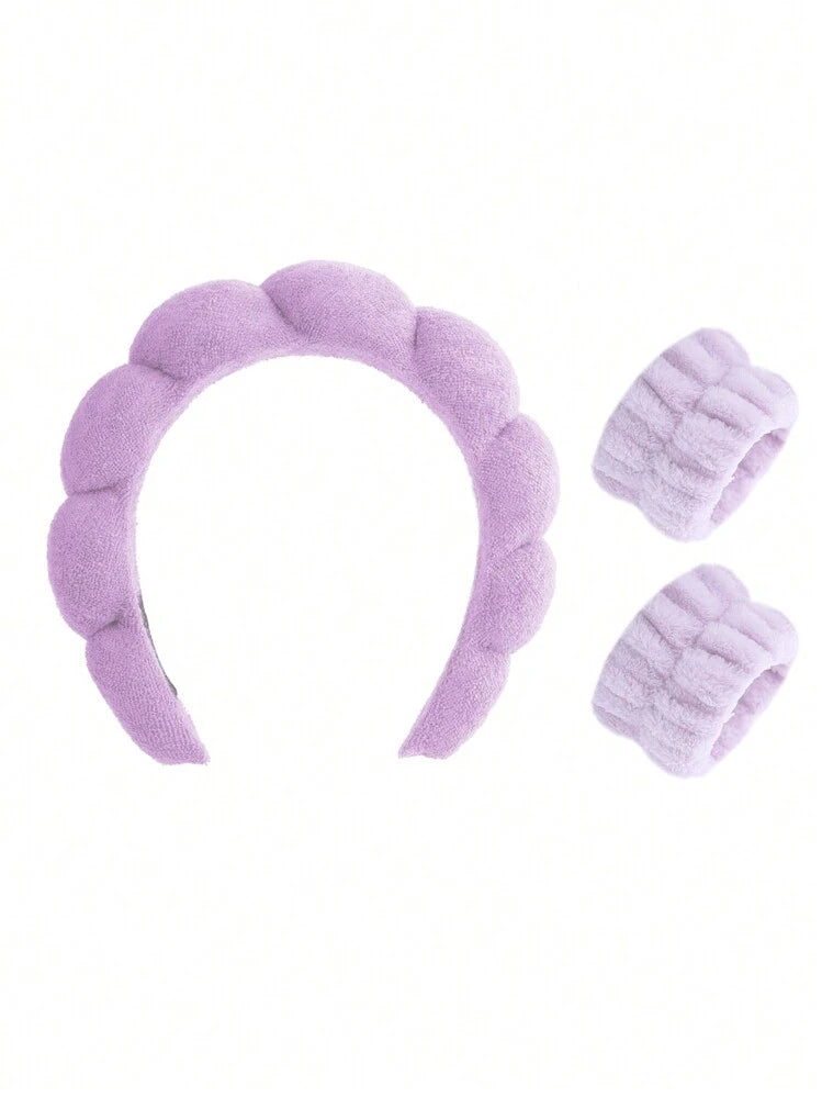 Bandeau & 2 bracelets de bain solides