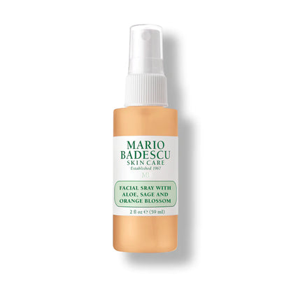 Mario Badescu - Spray visage à l'aloe vera, sauge et fleur d'oranger - Format Voyage 59ml