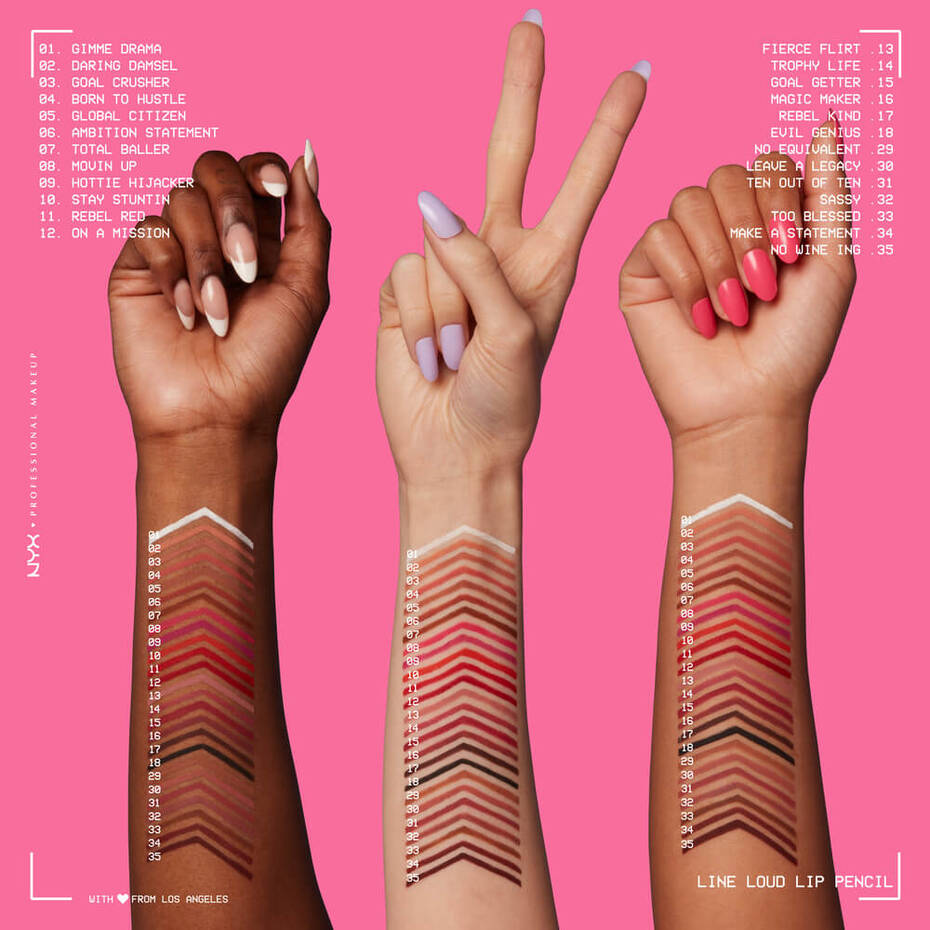 NYX - Crayon à lèvres Line Loud "NO WINE-ING"