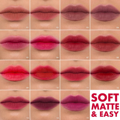 Sephora - Soft Matte & Easy - Rouge A Lèvres Mat Doux