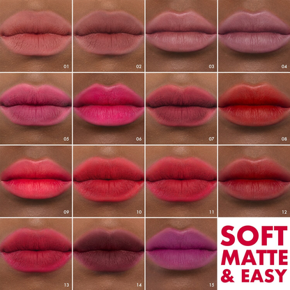 Sephora - Soft Matte & Easy - Rouge A Lèvres Mat Doux