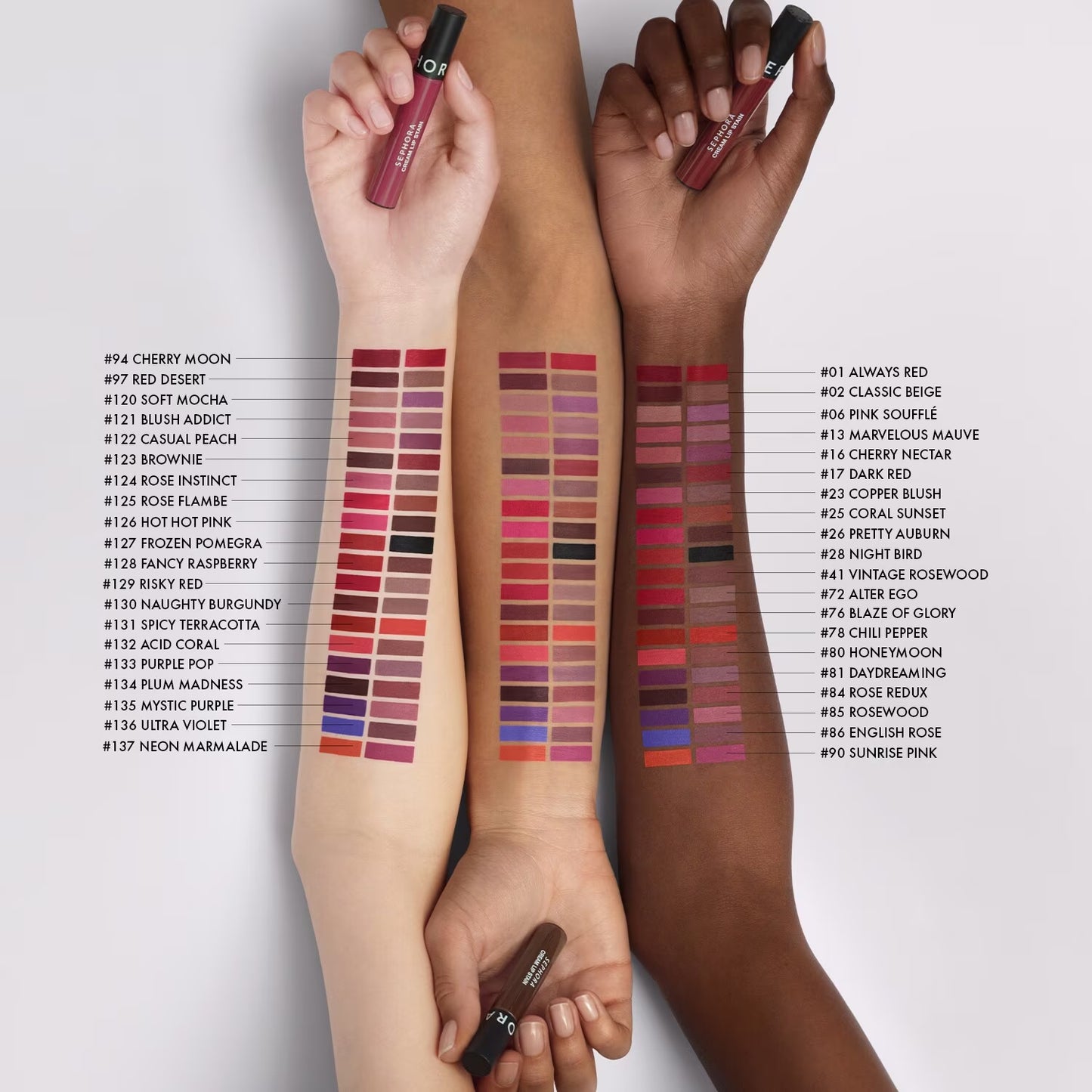 Sephora - Cream Lip Stain - Rouge Velouté Sans Transfert - Rouge À Lèvres Liquide Mat