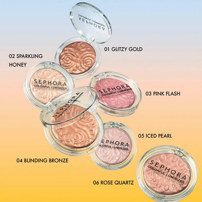 Sephora - Illuminateur en poudre Sephora Colorful "02 Sparkling Honey"